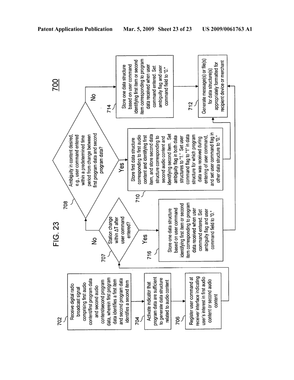 Digital radio broadcast receiver, broadcasting methods and methods for tagging content of interest - diagram, schematic, and image 24