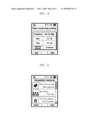 Mobile terminal system and method for monitoring music program using music recognition diagram and image