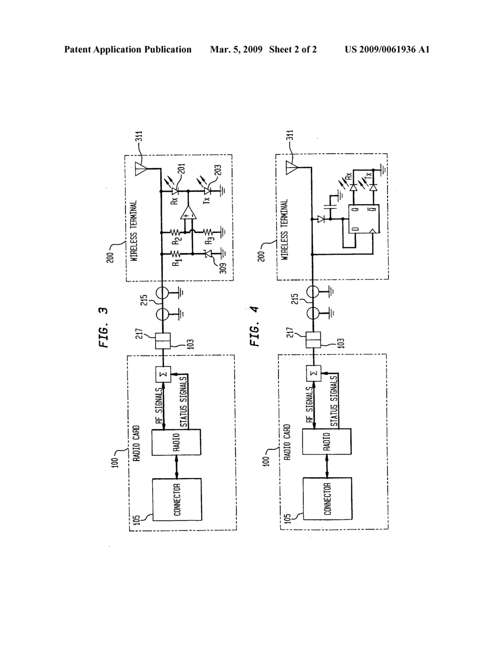 Wireless terminal adapted for detachably connecting with a radio - diagram, schematic, and image 03