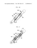 Mobile terminal having hinge for passing cable diagram and image