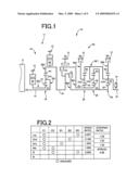 Control device for vehicular power transmitting device diagram and image