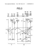 Control device for vehicular power transmitting device diagram and image