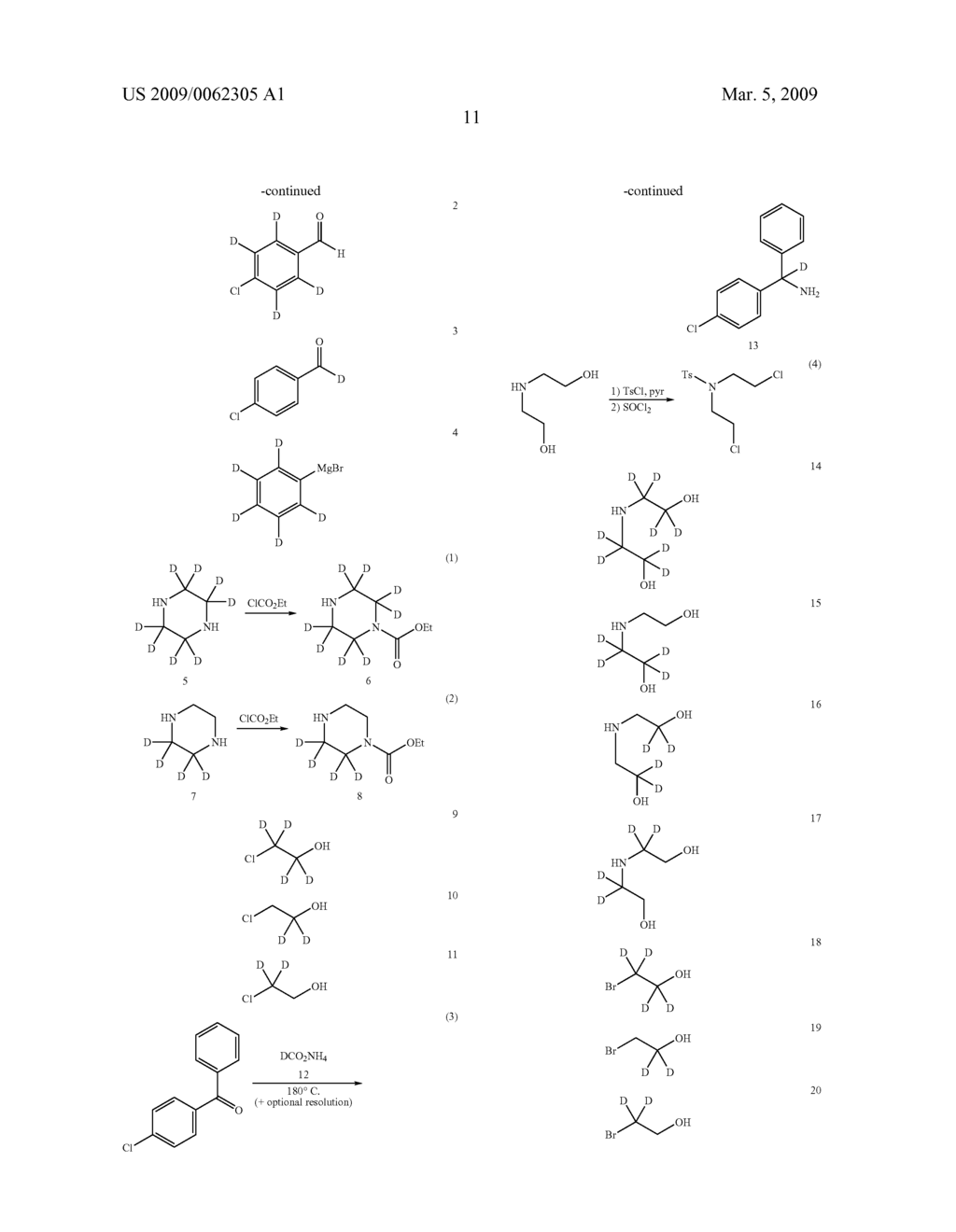 DEUTERIUM-ENRICHED CETIRIZINE - diagram, schematic, and image 12