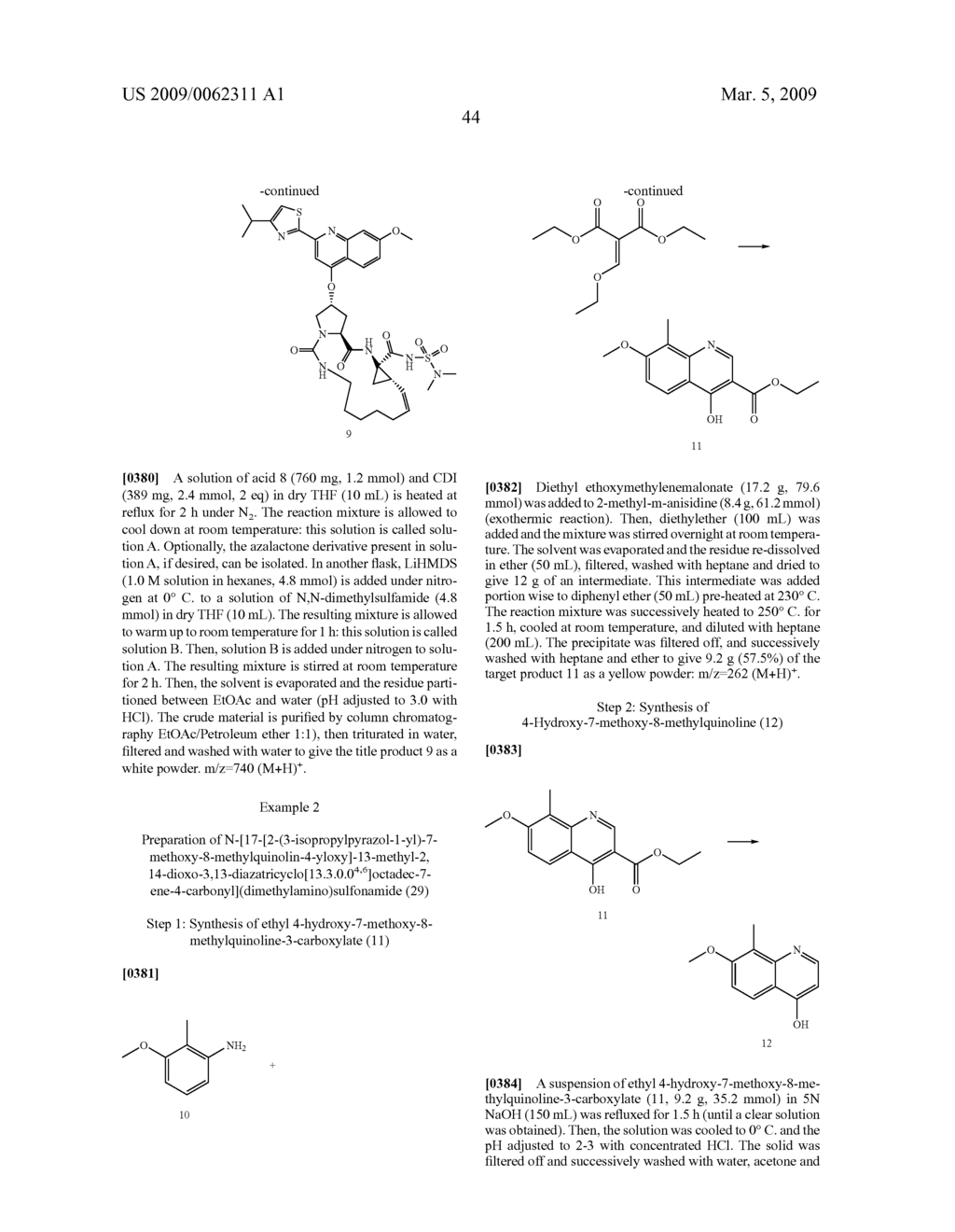 MACROCYLIC INHIBITORS OF HEPATITIS C VIRUS - diagram, schematic, and image 45