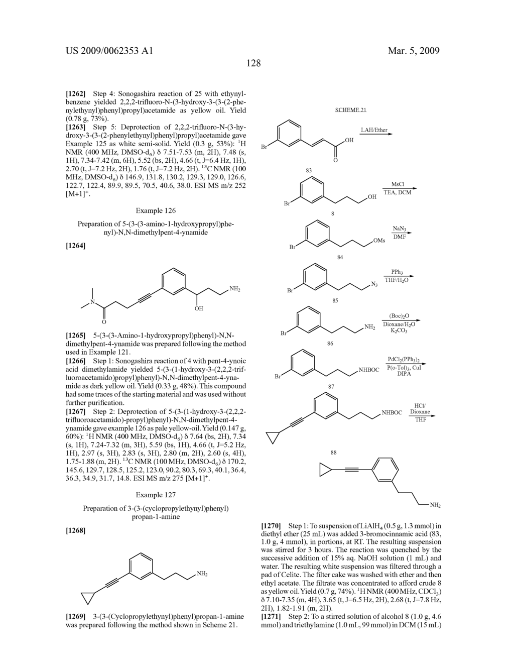 Alkynyl phenyl derivative compounds for treating ophthalmic diseases and disorders - diagram, schematic, and image 143