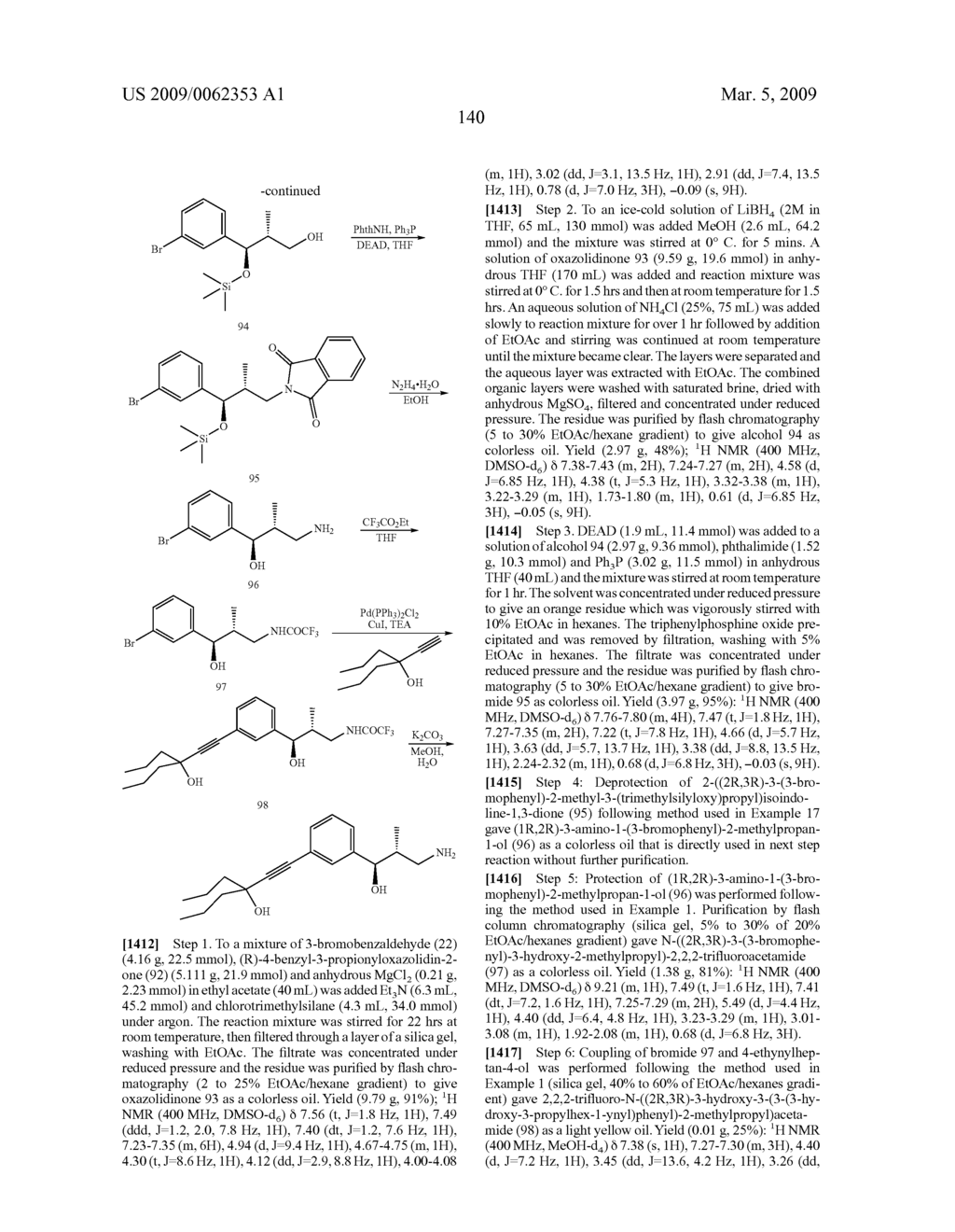 Alkynyl phenyl derivative compounds for treating ophthalmic diseases and disorders - diagram, schematic, and image 155