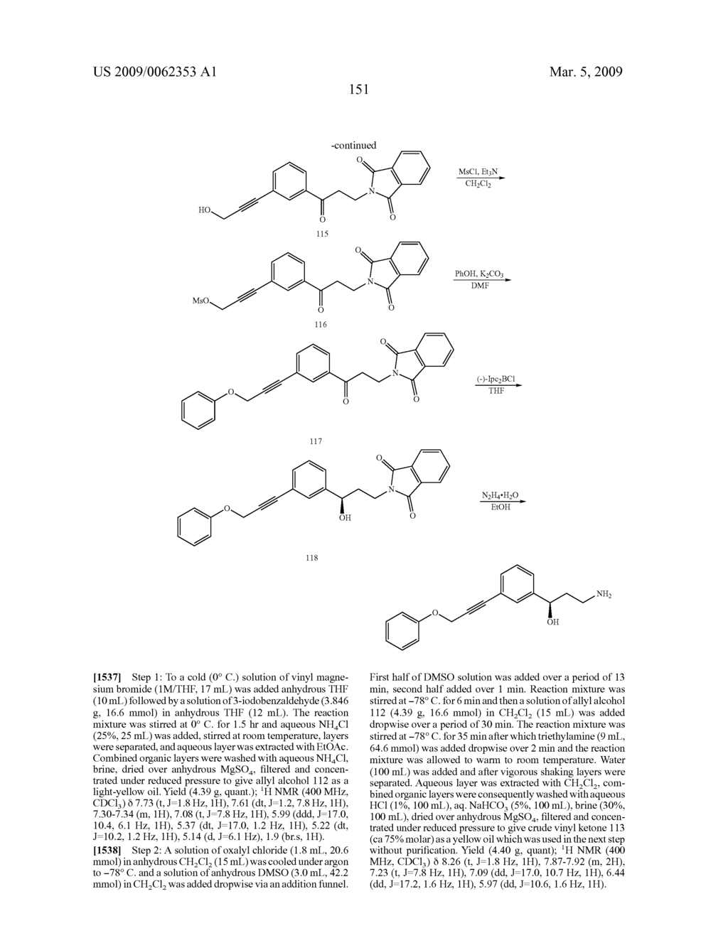 Alkynyl phenyl derivative compounds for treating ophthalmic diseases and disorders - diagram, schematic, and image 166