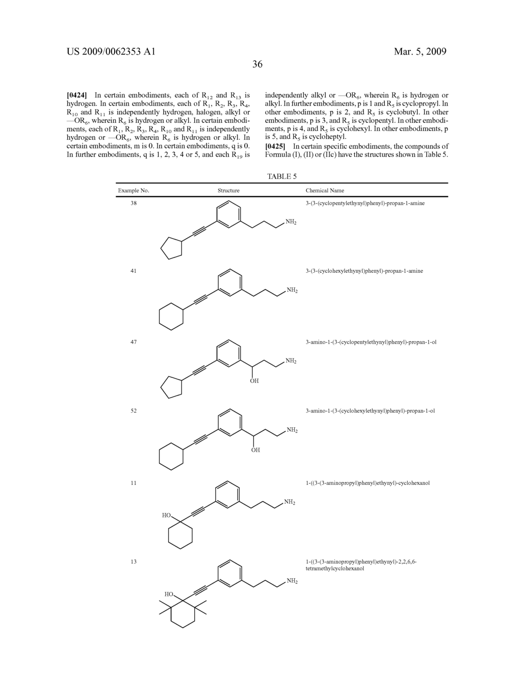 Alkynyl phenyl derivative compounds for treating ophthalmic diseases and disorders - diagram, schematic, and image 51