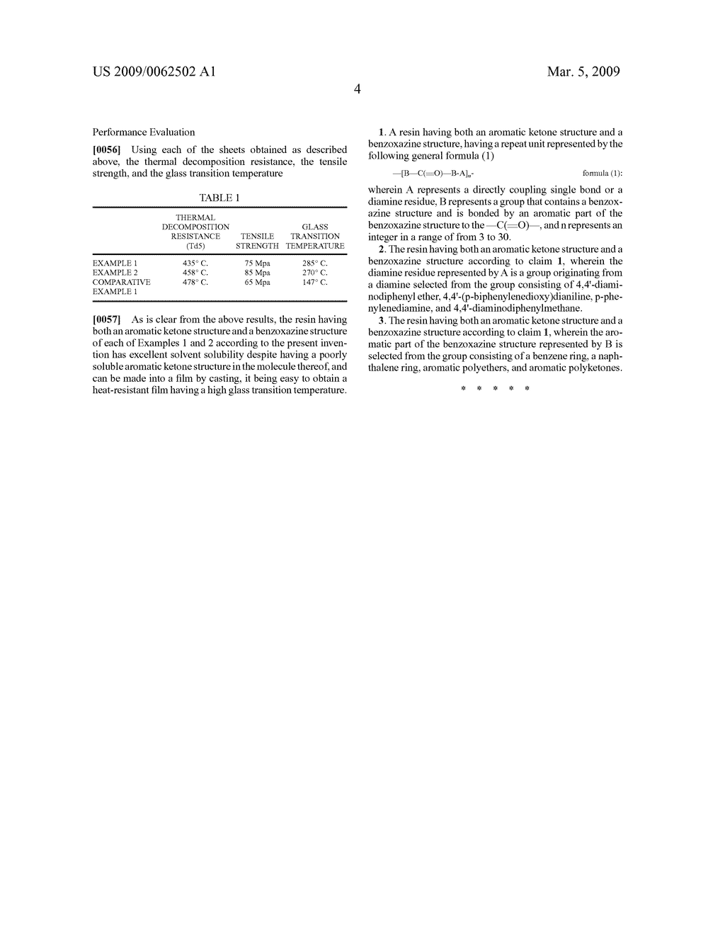 Resin having both aromatic ketone structure and benzoxazine structure - diagram, schematic, and image 07