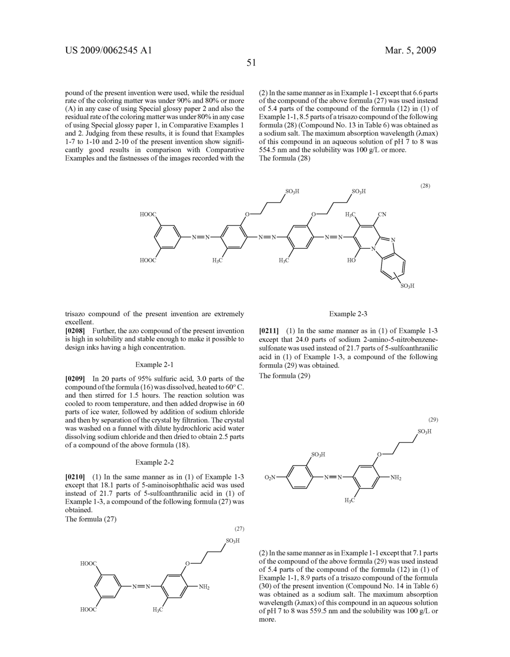 Trisazo Compound, Ink Composition, Recording Method, and Colored Article - diagram, schematic, and image 52