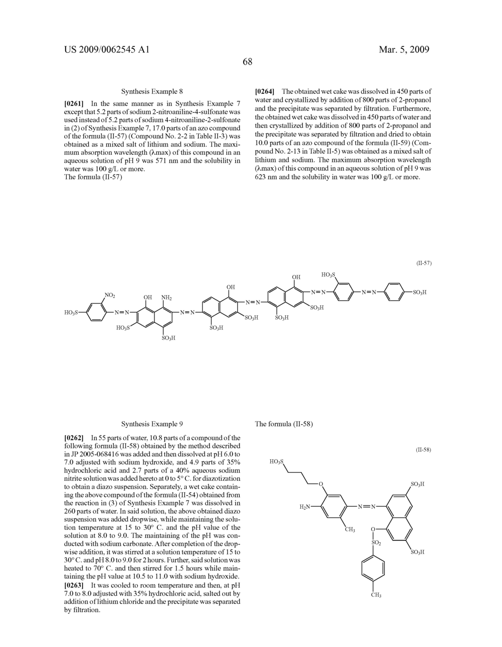 Trisazo Compound, Ink Composition, Recording Method, and Colored Article - diagram, schematic, and image 67