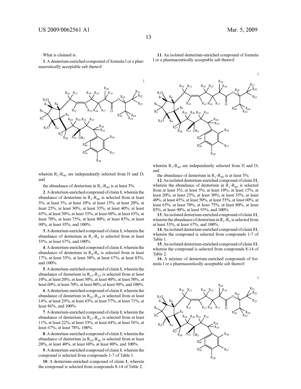 DEUTERIUM-ENRICHED LATANOPROST - diagram, schematic, and image 14