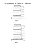 Host material for blue OLED and white light emitting device utilizing the same diagram and image