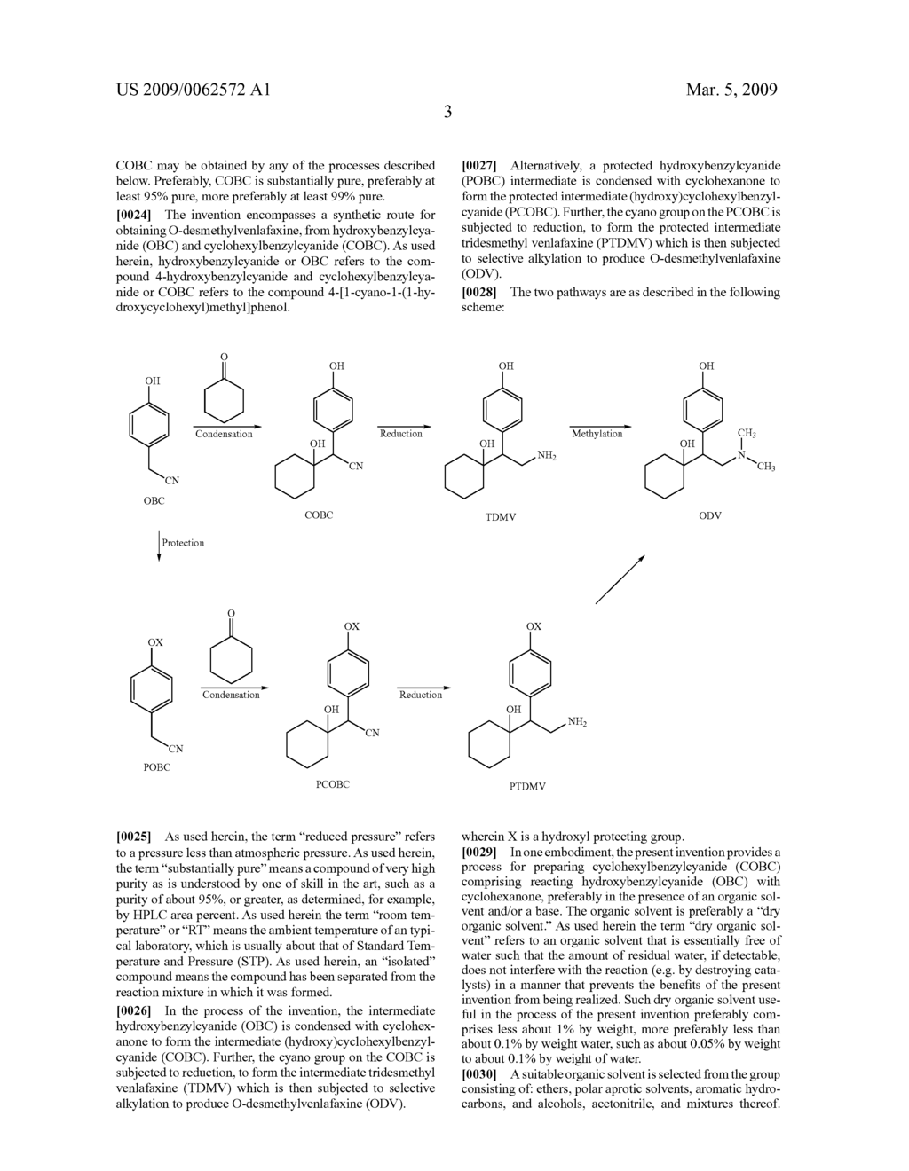 Processes for the synthesis of O-desmethylvenlafaxine - diagram, schematic, and image 04