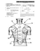 Thermal device for application to the spine diagram and image