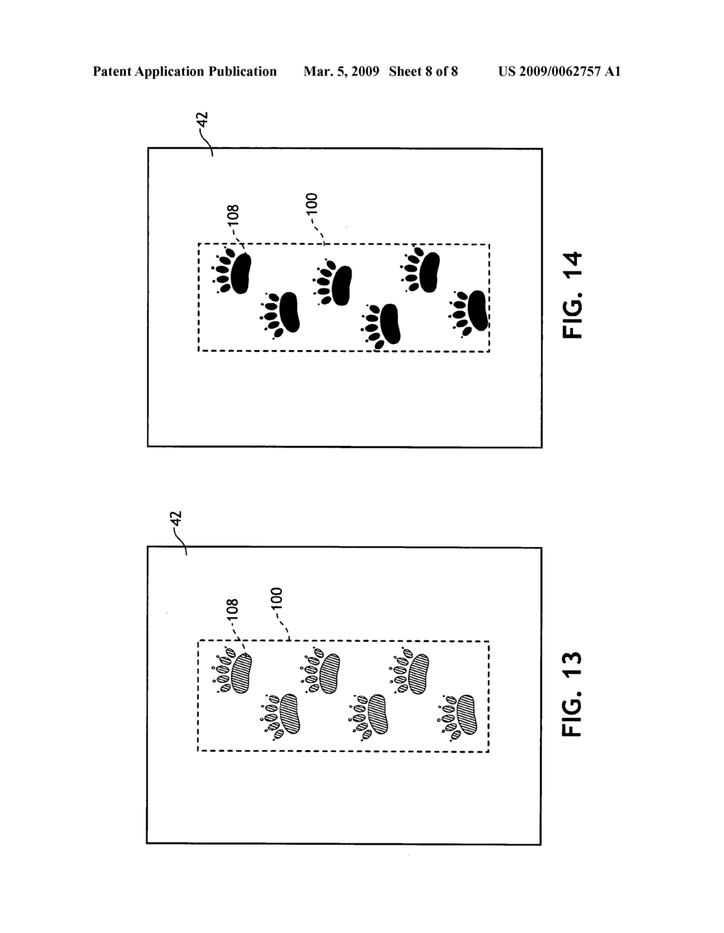 Wetness indicator with hydrophanous element for an absorbent article - diagram, schematic, and image 09