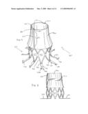 Vascular device with valve for approximating vessel wall diagram and image