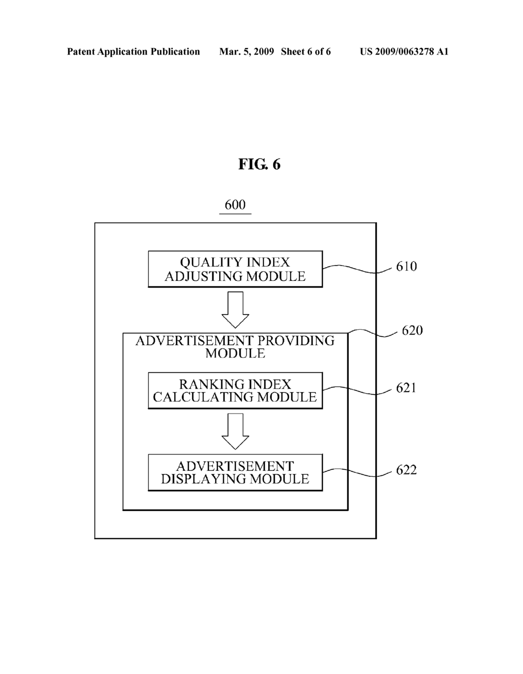 METHOD AND SYSTEM FOR ADJUSTING QUALITY INDEX AND PROVIDING ADVERTISEMENT USING ADJUSTED QUALITY INDEX - diagram, schematic, and image 07