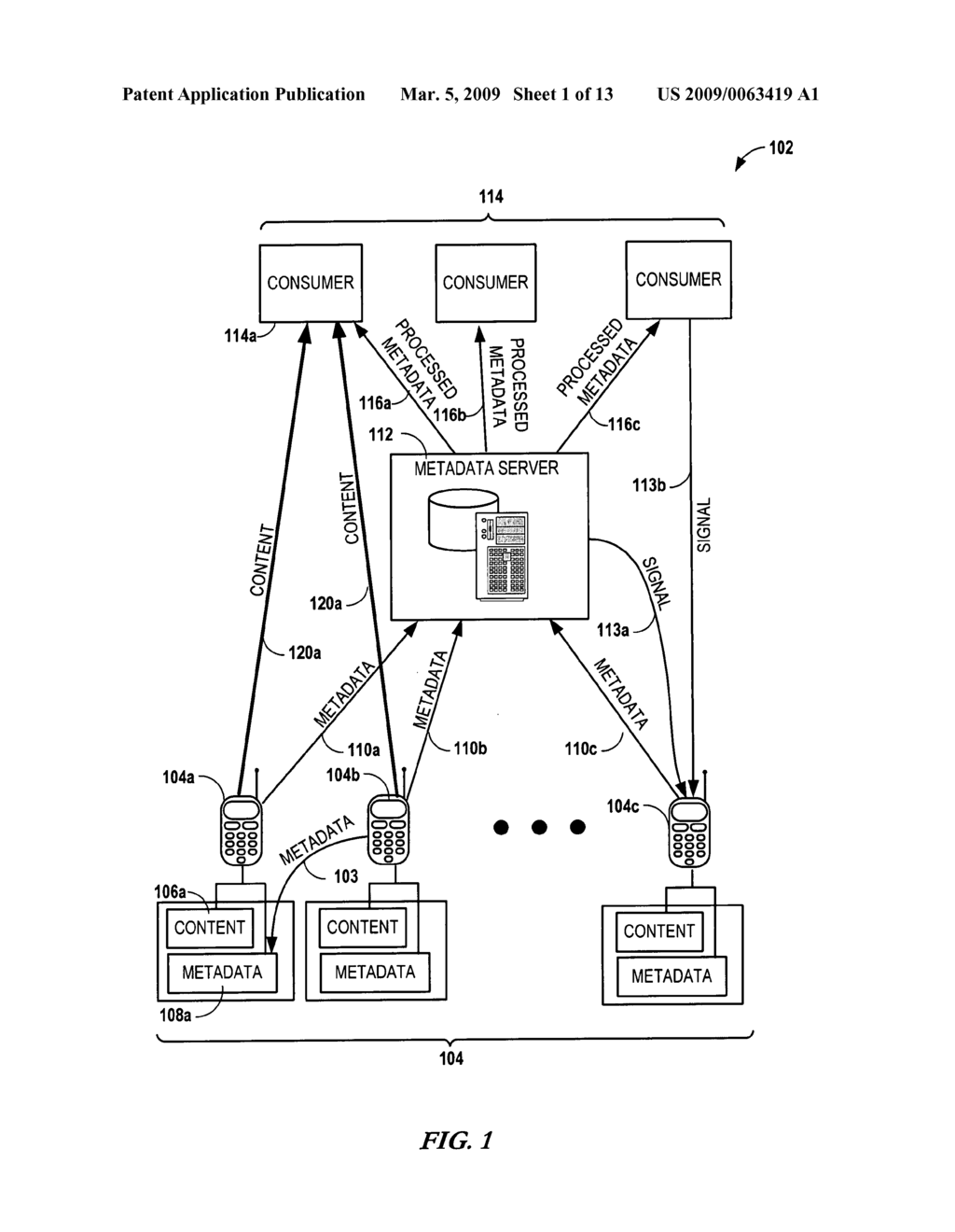 Discovering peer-to-peer content using metadata streams - diagram, schematic, and image 02