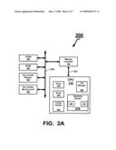 Memory emulation in an electronic organizer diagram and image