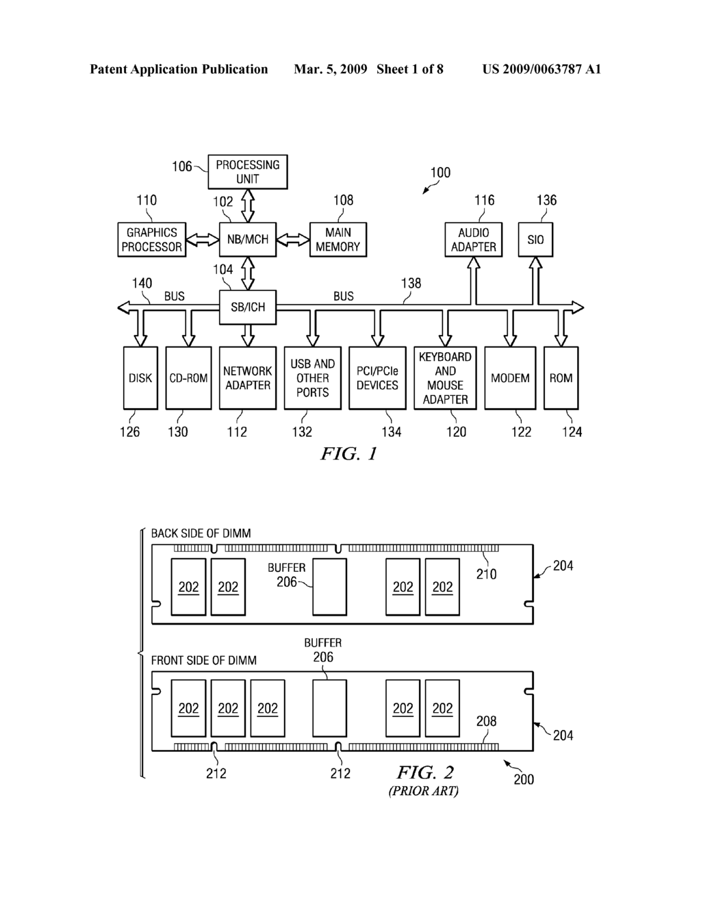 Buffered Memory Module with Multiple Memory Device Data Interface Ports Supporting Double the Memory Capacity - diagram, schematic, and image 02