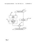 Method and device for managing proprietary data format content diagram and image