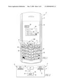 Handheld Electronic Device and Associated Method Providing Disambiguation of an Ambiguous Input and Selectively Providing Prediction of Future Characters diagram and image