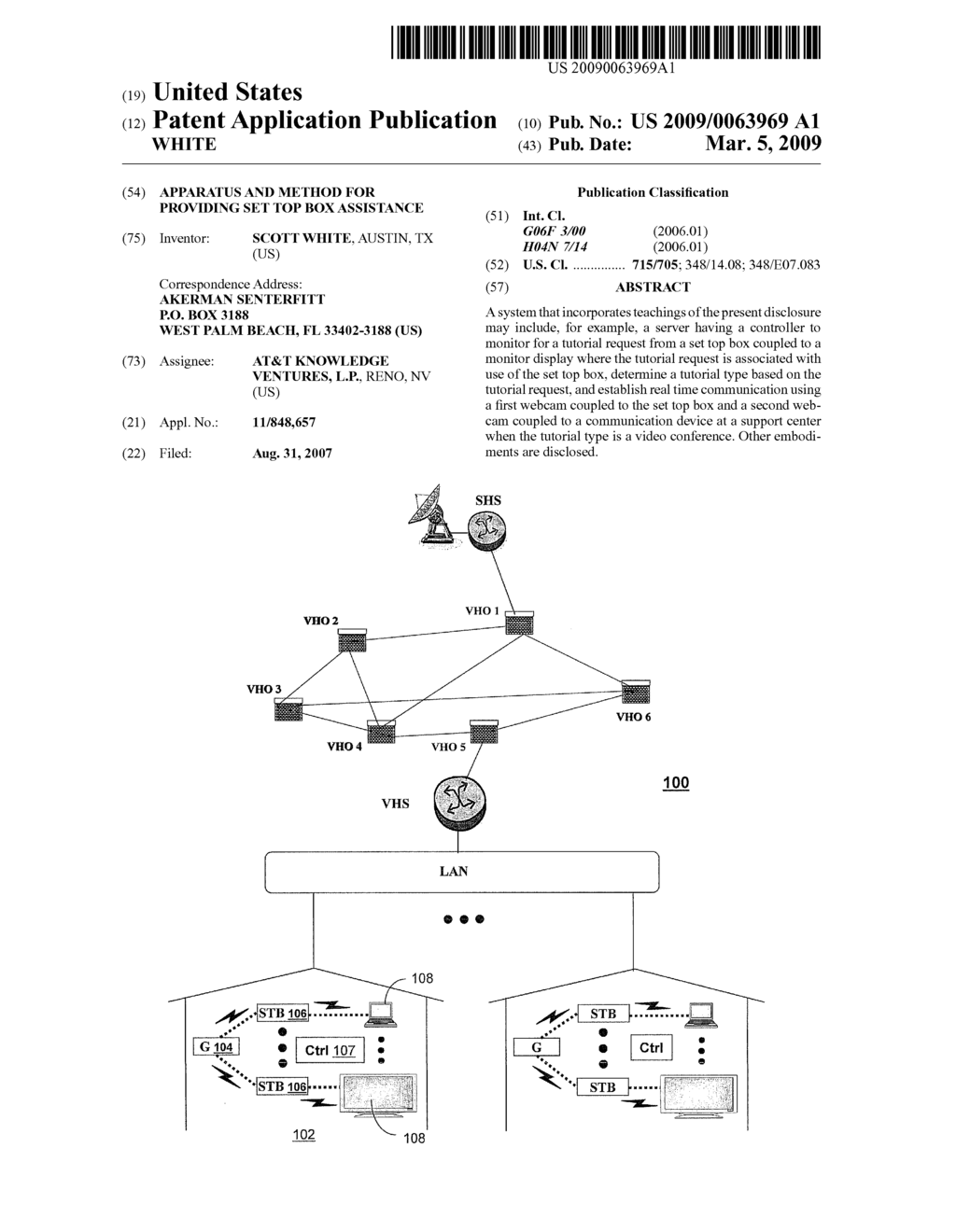 APPARATUS AND METHOD FOR PROVIDING SET TOP BOX ASSISTANCE - diagram, schematic, and image 01