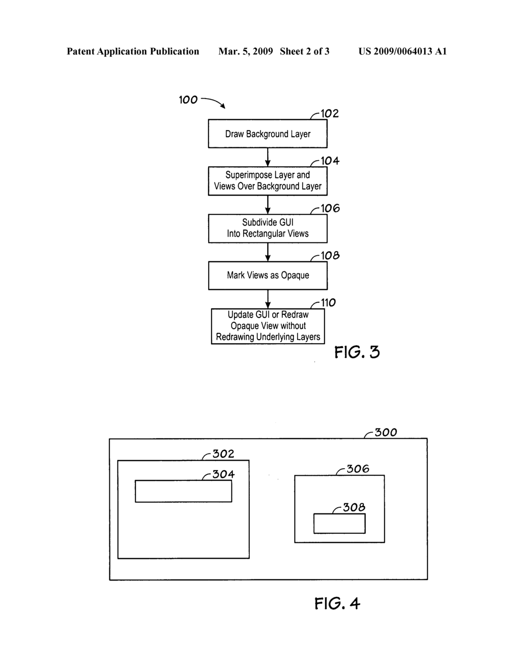 Opaque views for graphical user interfaces - diagram, schematic, and image 03