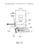 Power transmission member for head movement mechanism, and disk device equipped with the head movement mechanism diagram and image