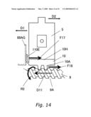 Power transmission member for head movement mechanism, and disk device equipped with the head movement mechanism diagram and image