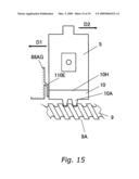 Power transmission member for head movement mechanism, and disk device equipped with the head movement mechanism diagram and image