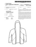 Water-channeling system for rainwear diagram and image