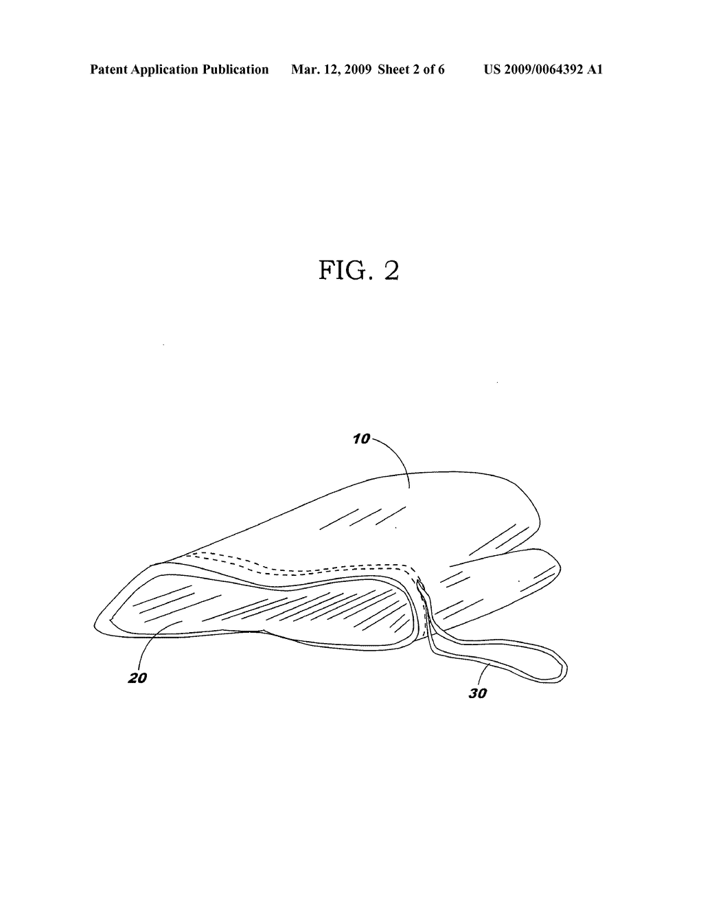 Disposable mitt - diagram, schematic, and image 03