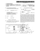 Actuating mechanism for a pivotably mounted actuating arm diagram and image