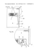 Actuating mechanism for a pivotably mounted actuating arm diagram and image