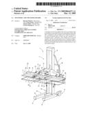 Transport cart for needle boards diagram and image