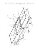 Transport cart for needle boards diagram and image