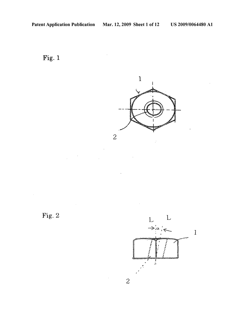 Method of a fastening a bolt and a nut and their fastening structure - diagram, schematic, and image 02