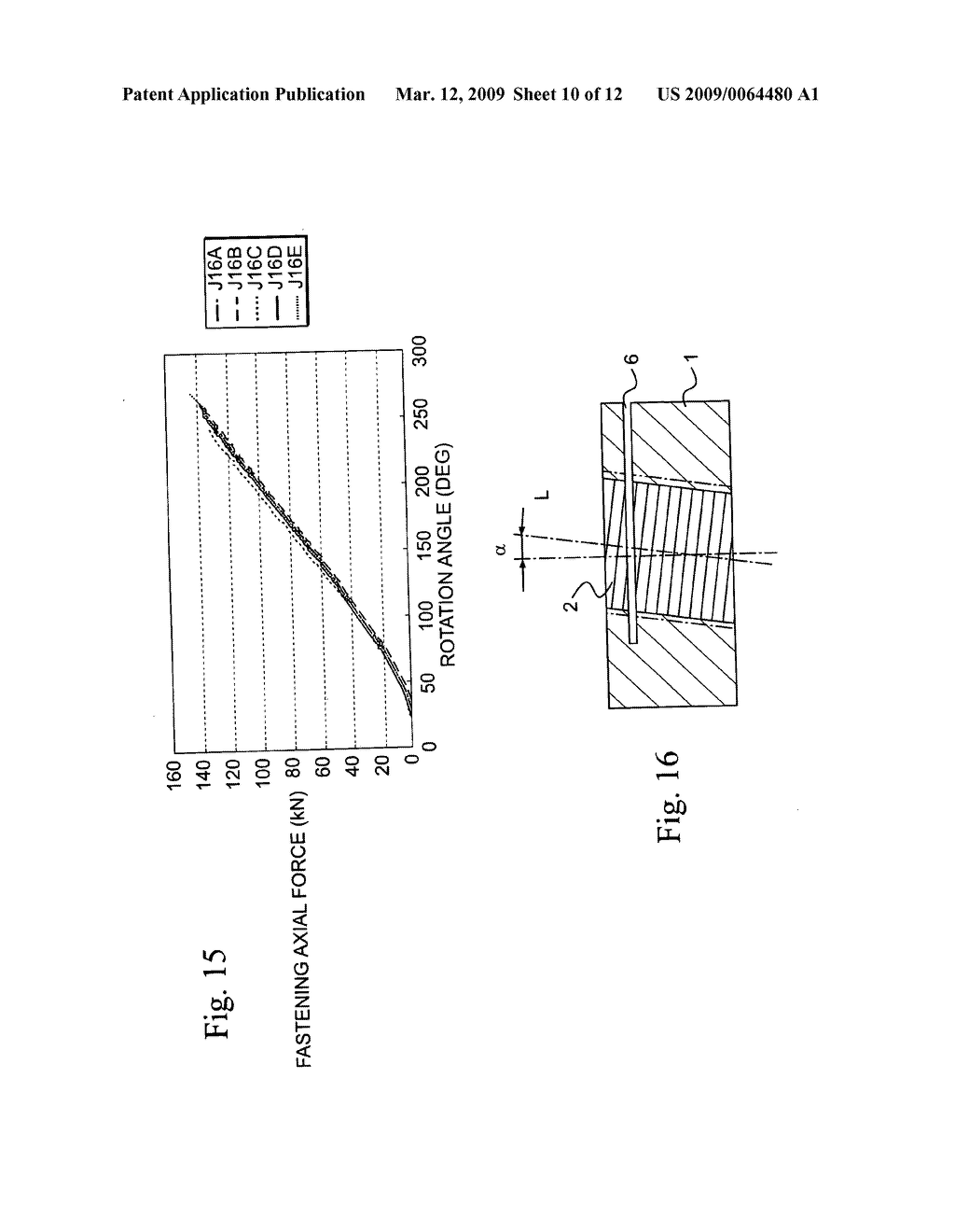 Method of a fastening a bolt and a nut and their fastening structure - diagram, schematic, and image 11