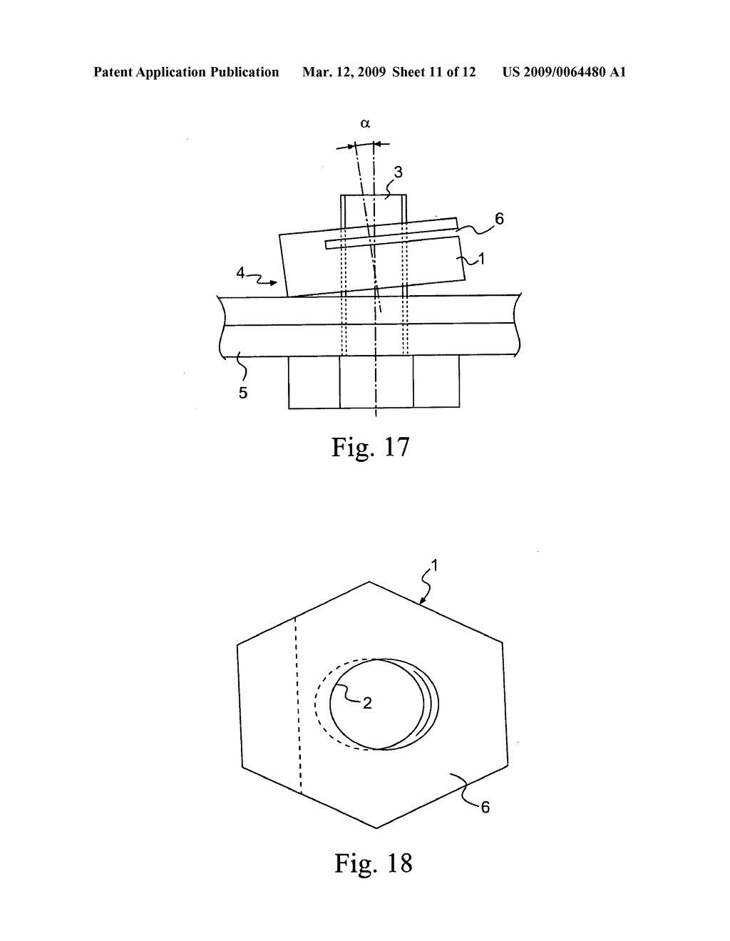 Method of a fastening a bolt and a nut and their fastening structure - diagram, schematic, and image 12