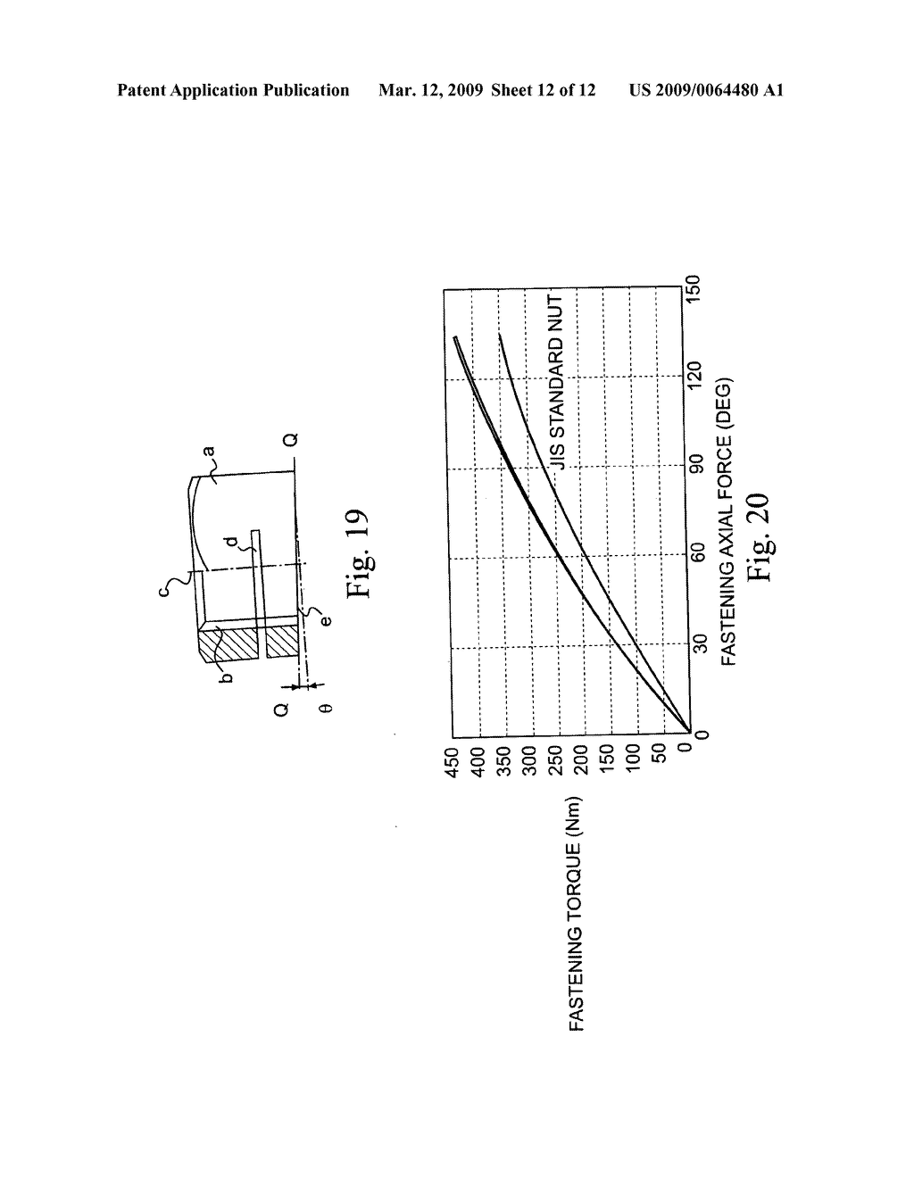 Method of a fastening a bolt and a nut and their fastening structure - diagram, schematic, and image 13