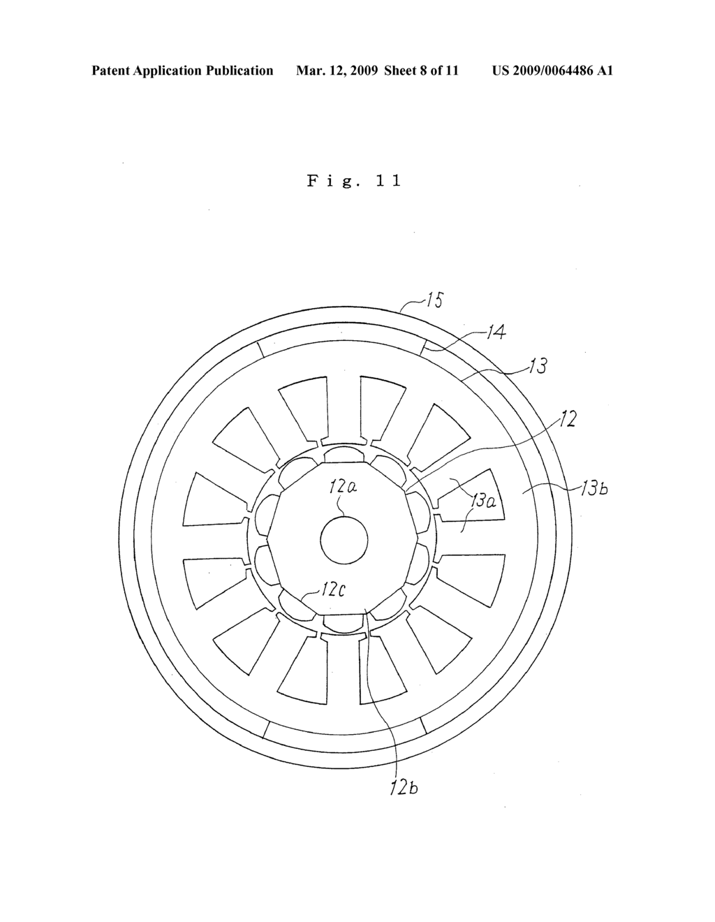 METHOD OF MANUFACTURING PERMANENT-MAGNET SYNCHRONOUS MOTOR - diagram, schematic, and image 09