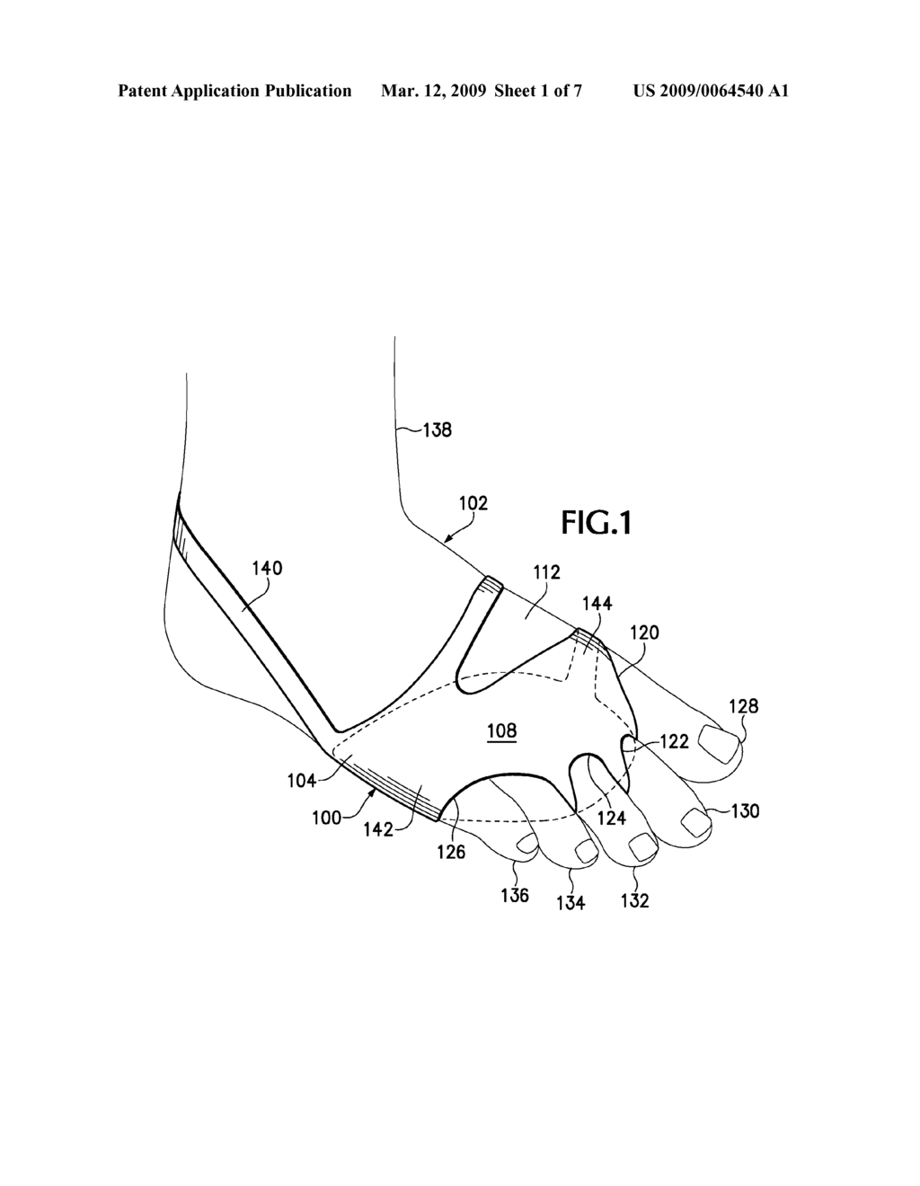 GYMNASTICS FOOTWEAR - diagram, schematic, and image 02