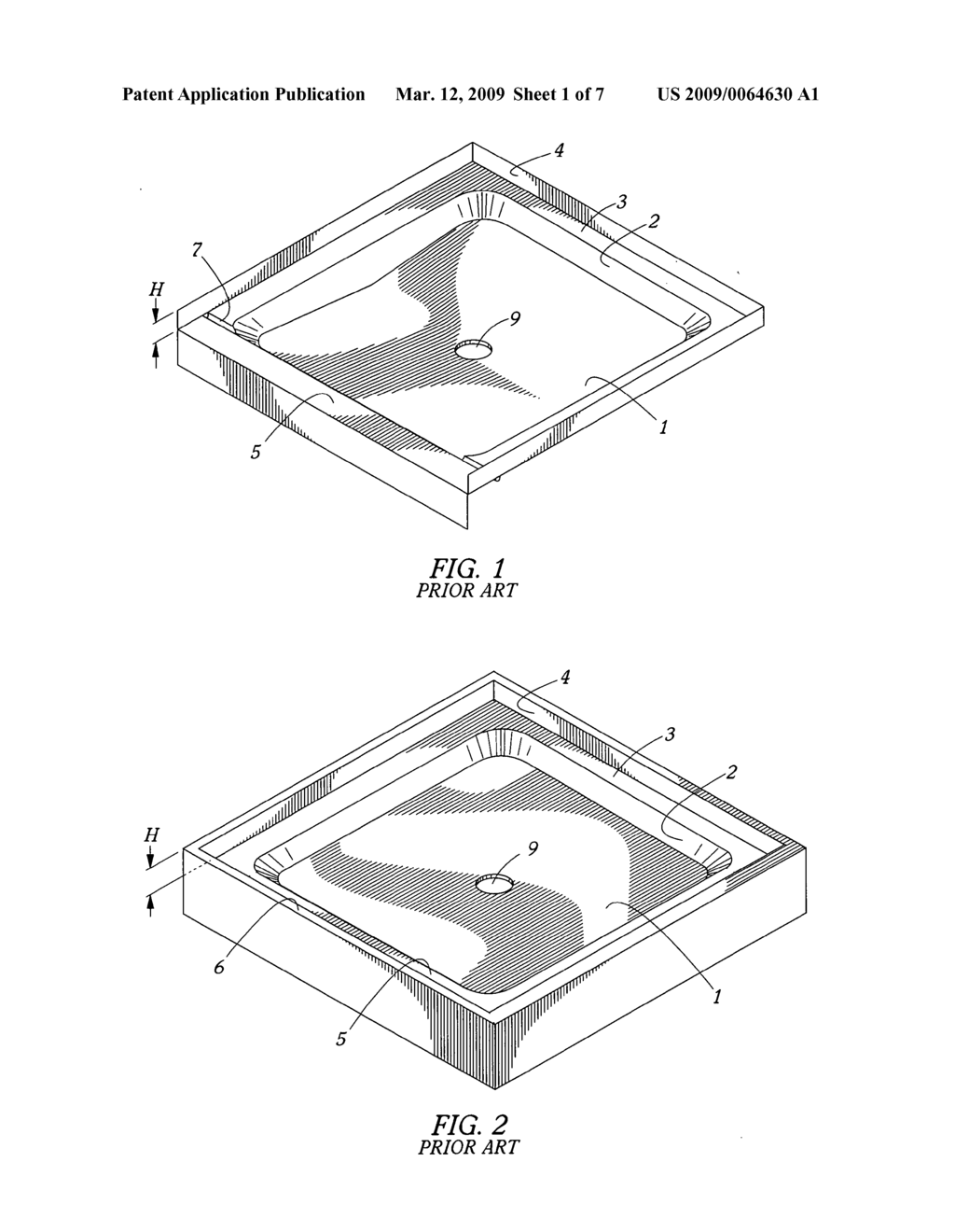 Shower receptor installation method - diagram, schematic, and image 02