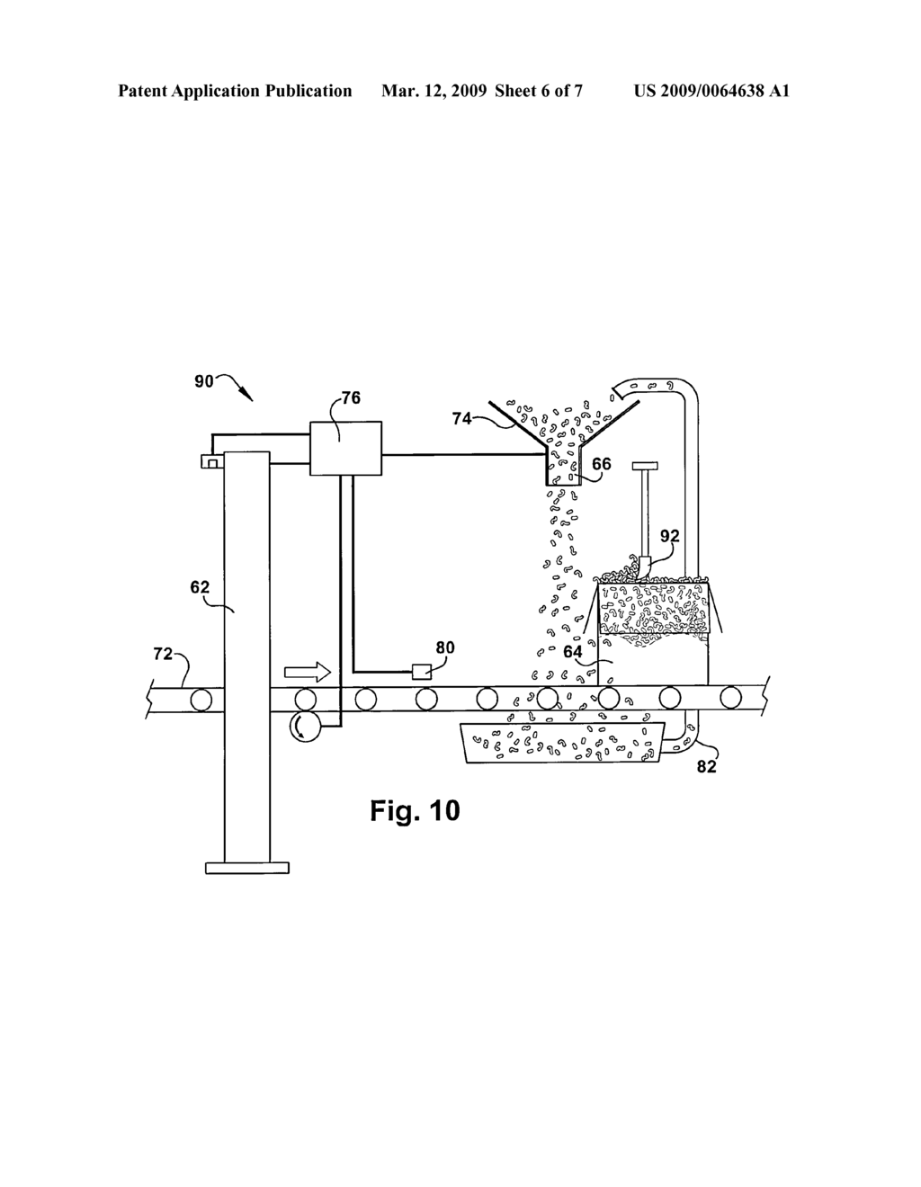 AUTOMATED FLOWABLE DUNNAGE DISPENSING SYSTEM AND METHOD - diagram, schematic, and image 07