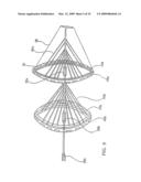 SINGLE/MULTIPLE GUARD(S)/CAP(S) AND/OR SCREEN(S) WITH ENGINE ATTACHED APPARATUS AND/OR POLE WITH ROTATIONAL SYSTEM(S) - CENTRIFUGE CHAMBER/MANIFOLD PARTICLE COLLECTOR diagram and image