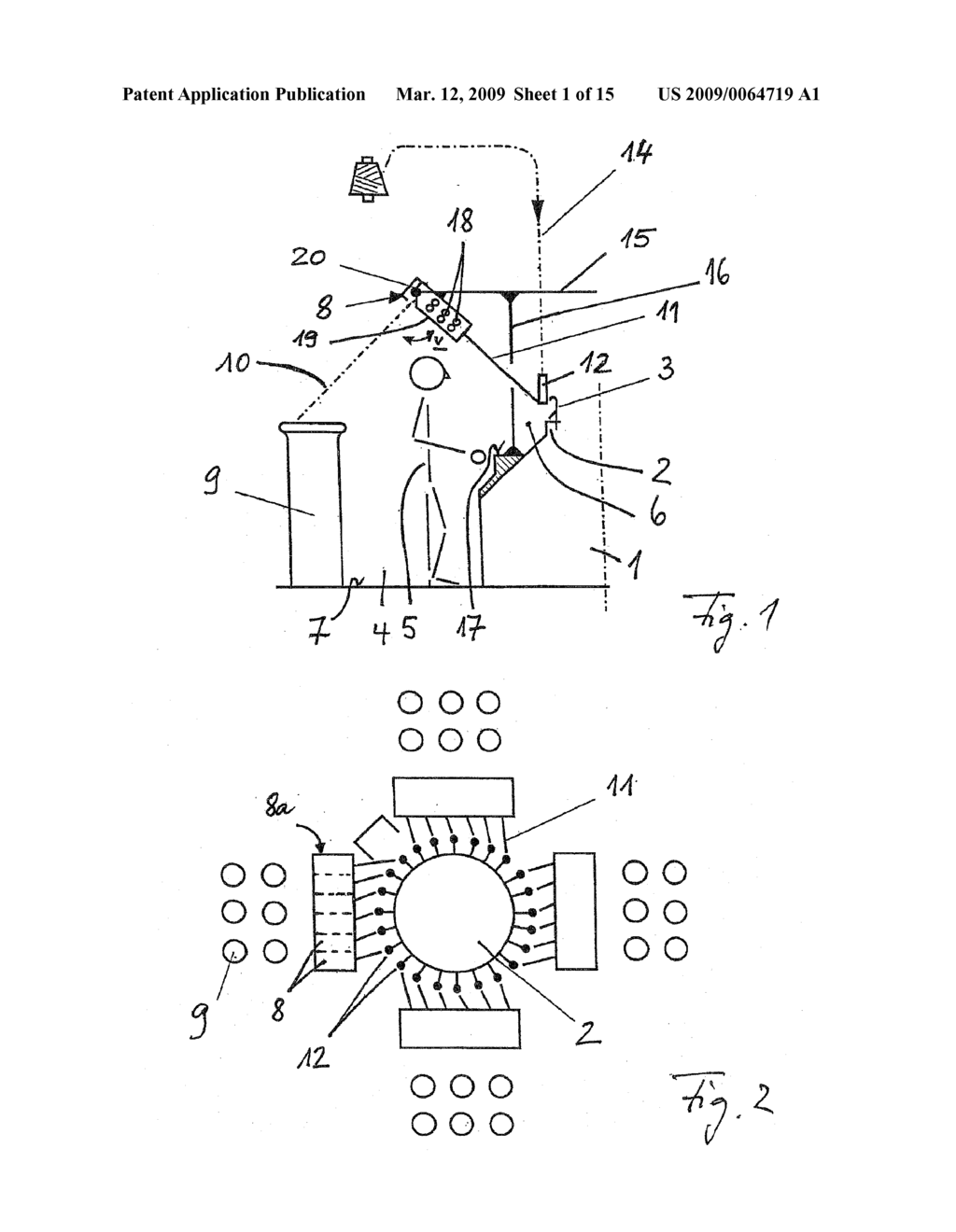 MACHINE FOR PRODUCING A KNITTED FABRIC FROM FIBRE MATERIAL, IN PARTICULAR CIRCULAR KNITTING MACHINE - diagram, schematic, and image 02