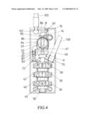 TWO-WAY OPENED PADLOCK diagram and image