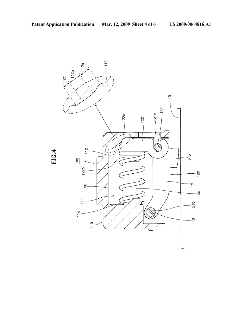 KICK DOWN SWITCH OF ACCELERATOR PEDAL APPARATUS - diagram, schematic, and image 05